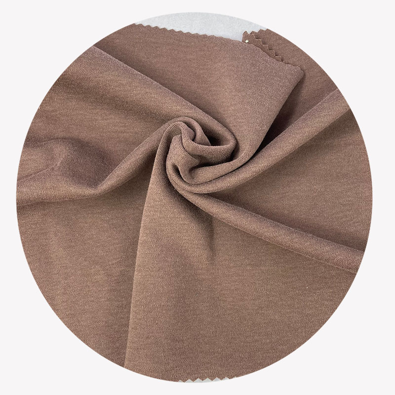 Bamboo/Cotton/Spandex Interlock--Brown
