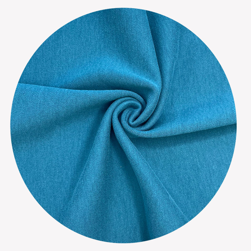 Bamboo/Cotton/Spandex Interlock--Blue
