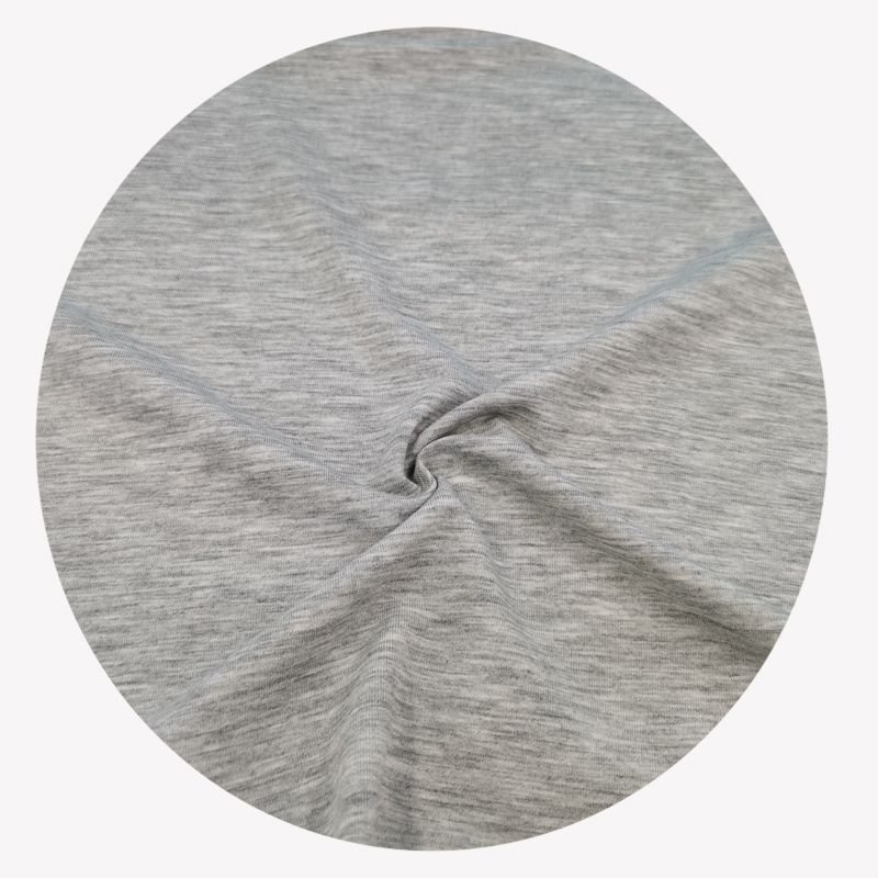 PLA/Rayon/Sp Jersey--Light Heather Grey