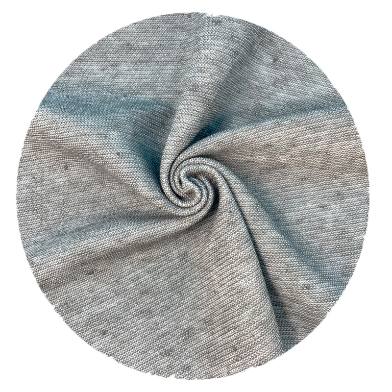 Linen/Polyester Rib--Gray